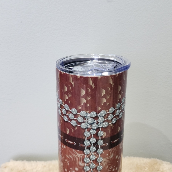 20 oz Decorative Stainless Steel Tumbler - Picture 3 of 3